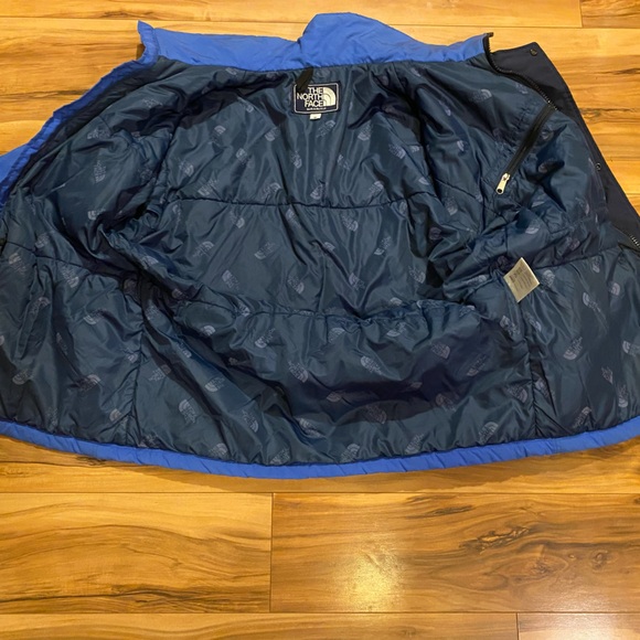 Vintage The North Face Ski Jacket Mountain Size Medium Blue Made In USA - Picture 11 of 16